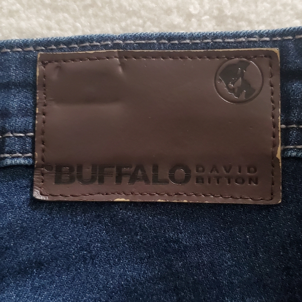 Buffalo David Bitton Jackson Dark Blue Denin Straigth Leg STRETCH Size 38x30. - Picture 2 of 14